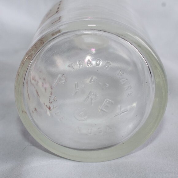 Vintage Pyrex Ammonium Apothecary NH 4 OH Chemistry Bottle With Stopper - Picture 5 of 7